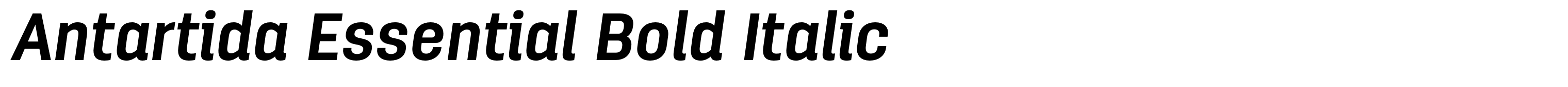 Antartida Essential Bold Italic